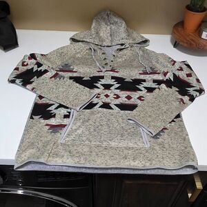 Southwestern Half Snap Pullover